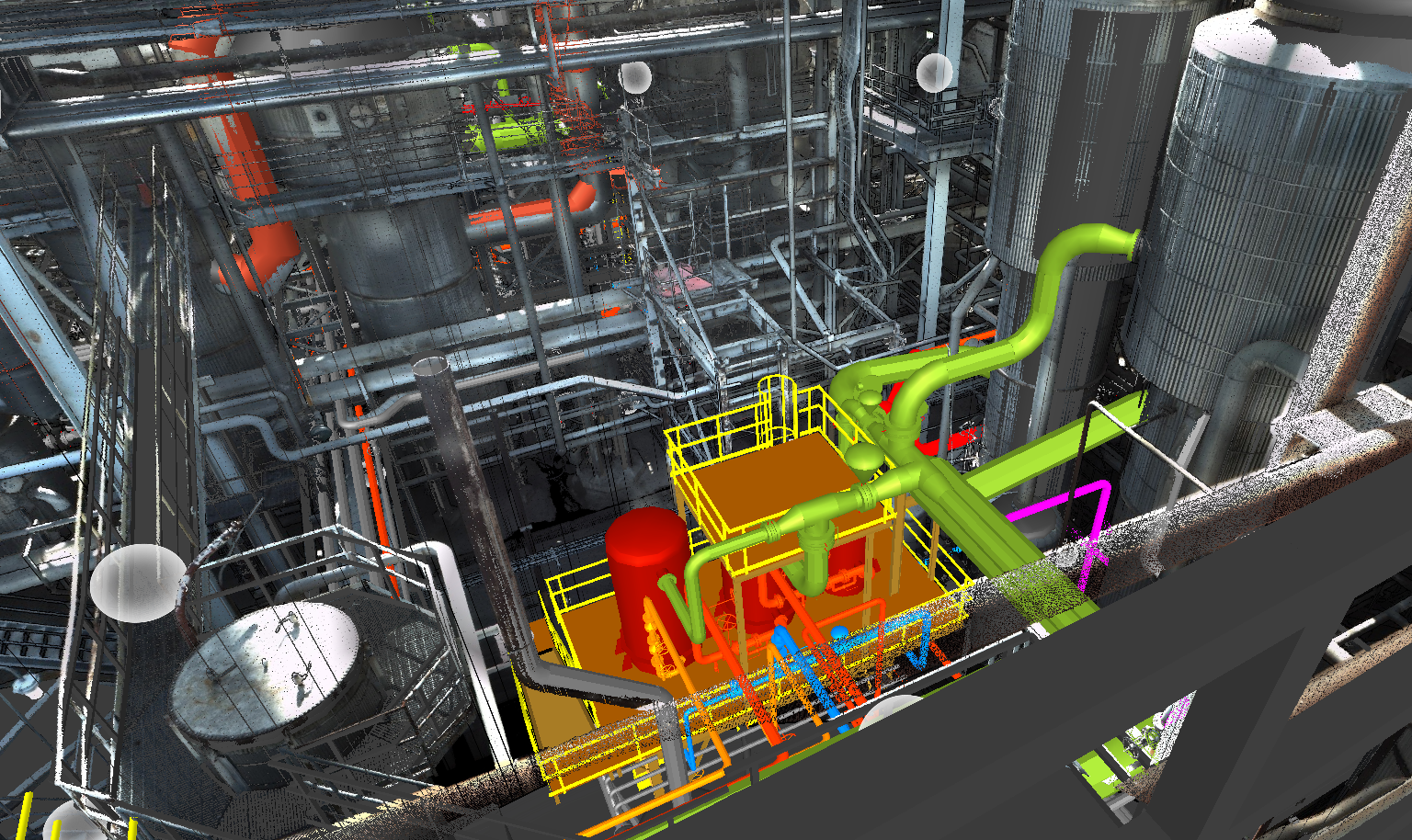 Recuperación de subproductos en planta química