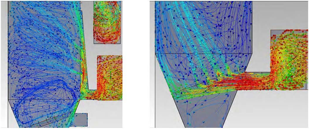 CFD model comparison of a Dustex