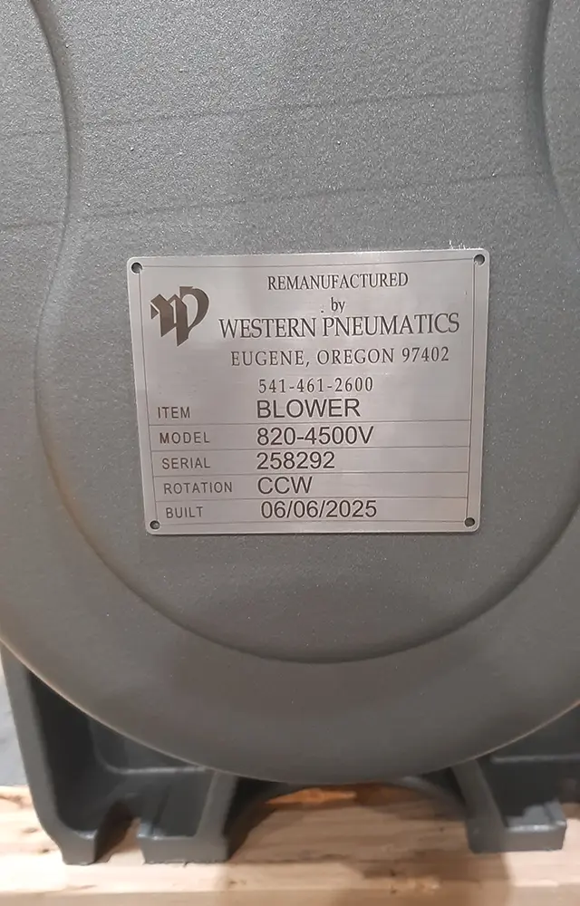Blower inventory B2072